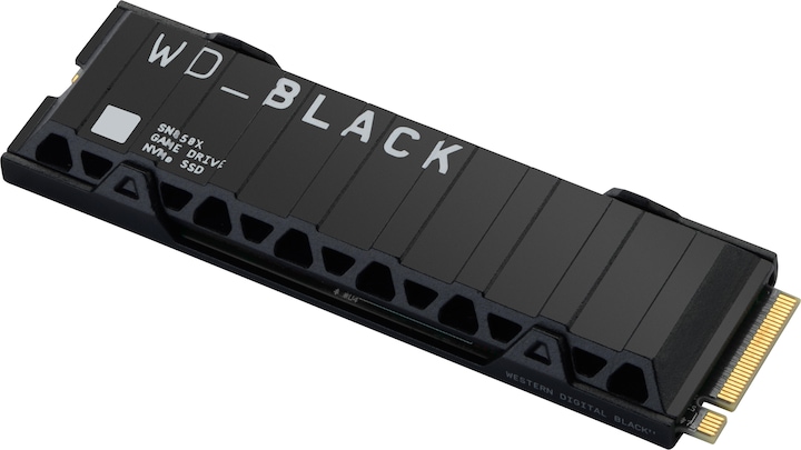 Actual product image WD Black SN850X with heatsink (1000 GB, M.2 2280)
