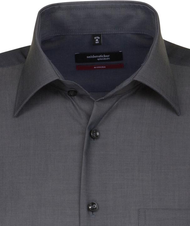 Immagine prodotto Seidensticker Hemd Modern Fit Kent grigio (42)