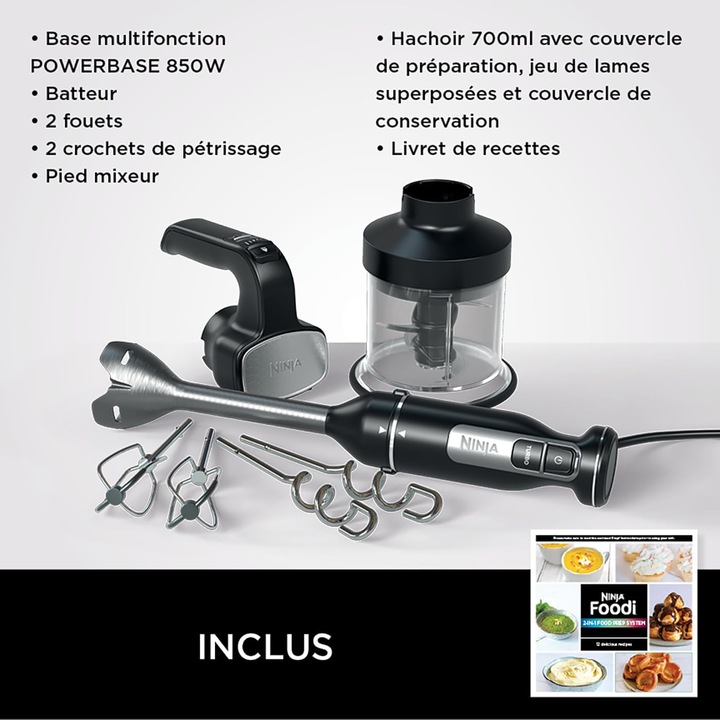 Productafbeelding Ninja CI100EU Foodi 3-in-1 staafmixerset