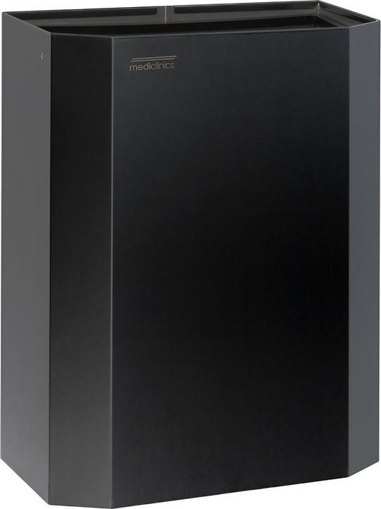 Image du produit Valera Mediclinics Poubelle en inox brillant 25 L ouverte avec anneau intérieur et 4 pieds en plastique (25 l)