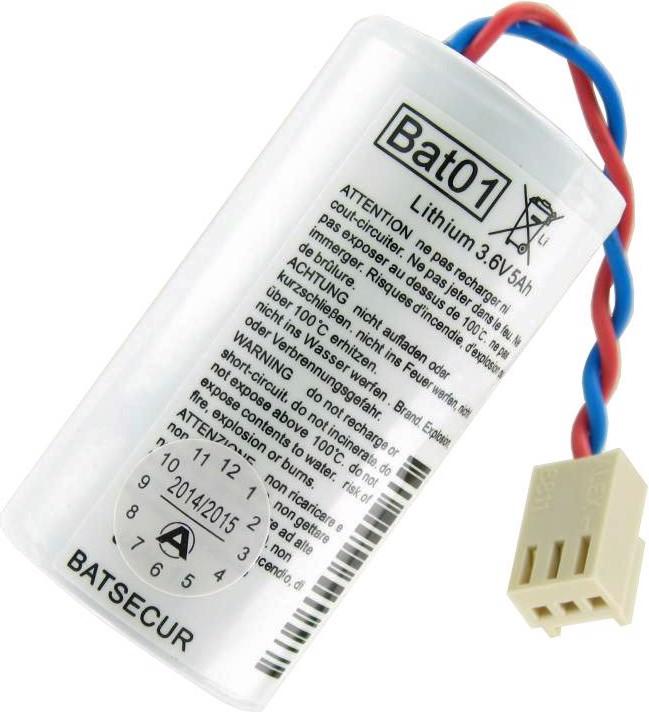 Actual product image AccuCell Pufferbatterie für Ihre Alarmanlage, BATLi01, BAT01 (1 pcs., Device specific, 5000 mAh, Rechargeable battery)