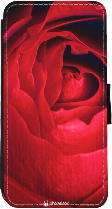 Produktbild PhoneLook Hülle Wallet schwarz Valentine 2022 Rose (Apple iPhone 12 Pro Max)