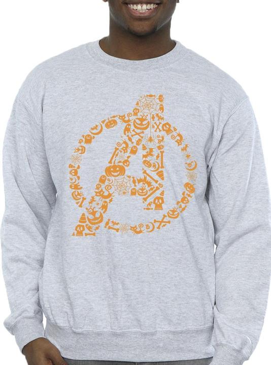 Actual product image Mens Avengers Halloween Logo Sweatshirt (M)