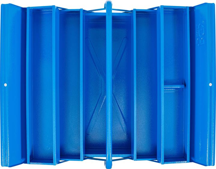 Produktbild BGS Metall-Werkzeugkasten | leer | 530 x 200 x 200 mm | 5 Fächer (1 Teil)