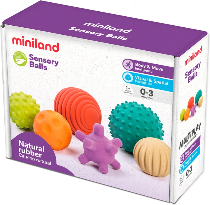 Image du produit Miniland balles sensorielles