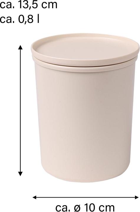 Actual product image Awave Food storage container 800 ml, with rPET, natural (0.80 l)