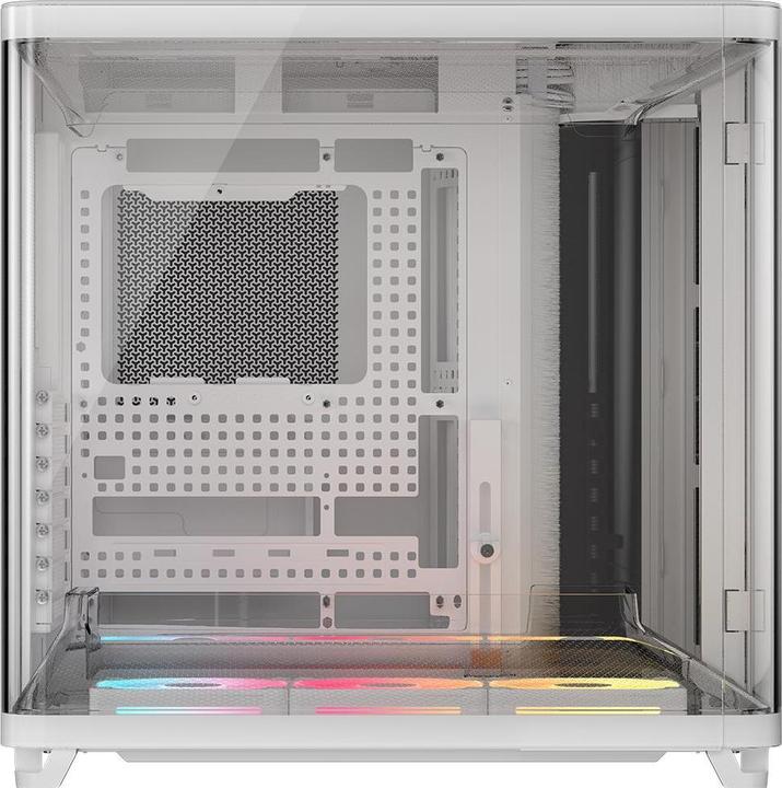 Actual product image Corsair AIR 5400 LX-R RGB LINK WHITE MID (ATX, mATX, E-ATX, Mini-ITX)