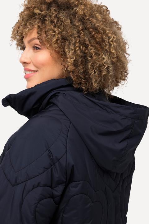 Produktbild Ulla Popken HYPRAR Funktions-Steppjacke, Herzen, wasserabweisend (46, 48)