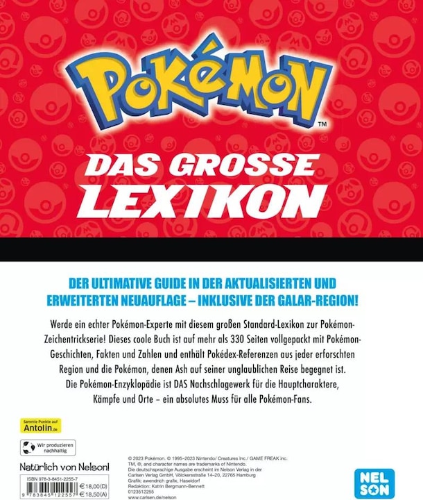 Immagine prodotto Pokémon - Das grosse Lexikon (Tedesco, Simcha Whitehill, Lawrence Neves, Katherine Fang, 2023)