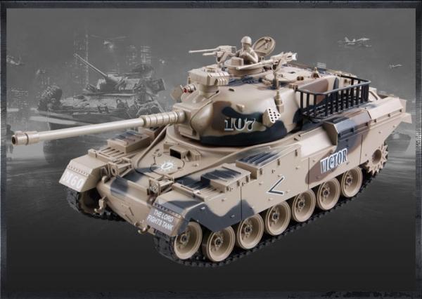 Actual product image Zegan U.S. M60 Remote Control Airsoft Tank 1:18