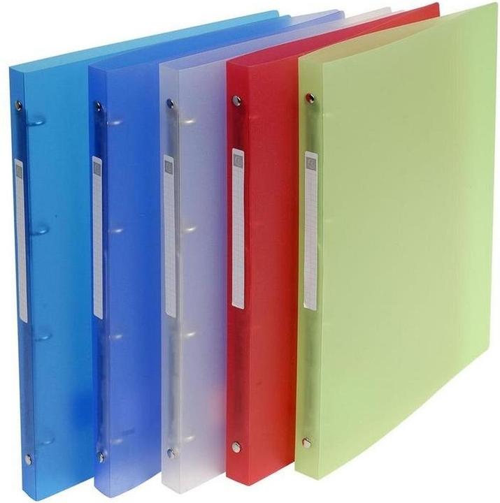 in 5 Transparentfarben sortiert