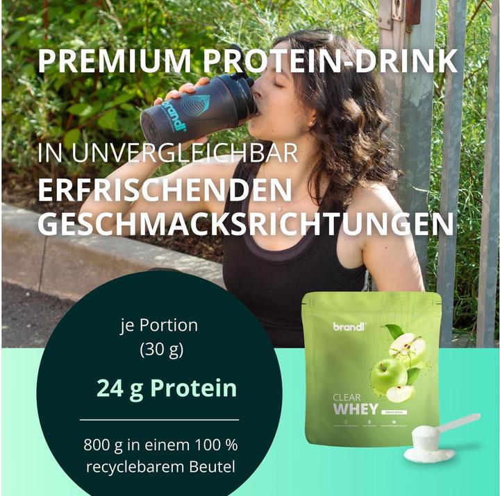 Actual product image Brandl Clear Whey (Apple, 1 pcs., 800 g)