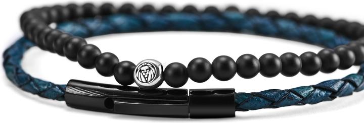 Immagine prodotto Lucleon William (19 cm, Cuoio, Argento, Grigio pietra)