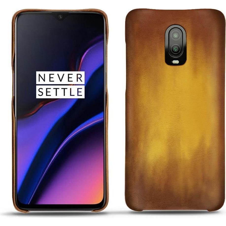 Thumbnail - Noreve Lederschutzhülle (OnePlus 6T), Smartphone Hülle, Gold