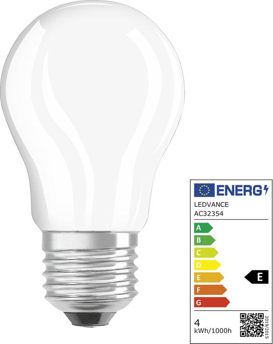 Immagine prodotto Osram Retrofit Classic P (E27, 4 W, 470 lm, 1 x, E)