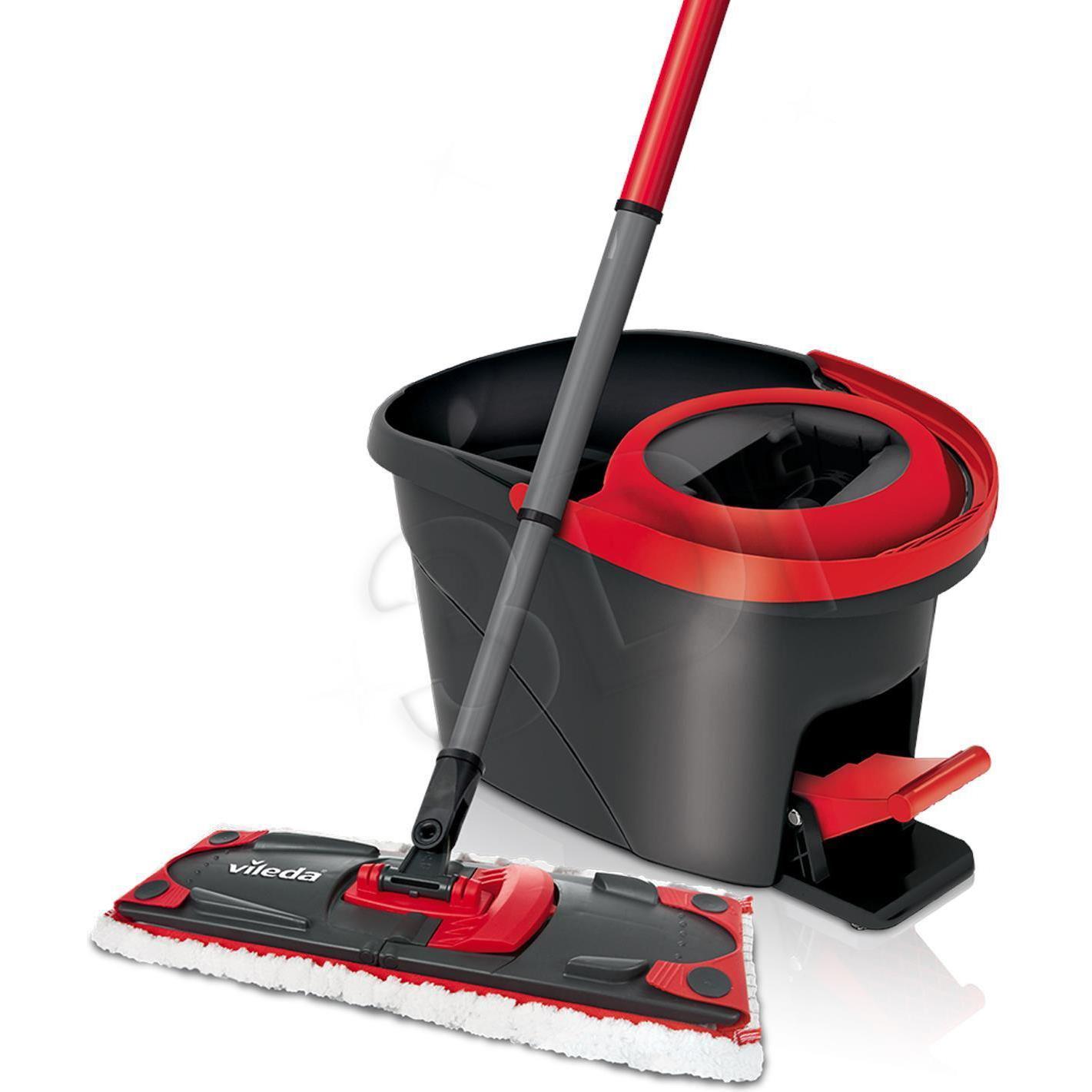 Vileda Ultramat Turbo, Utensili pulizia, Nero, Grigio, Rosso