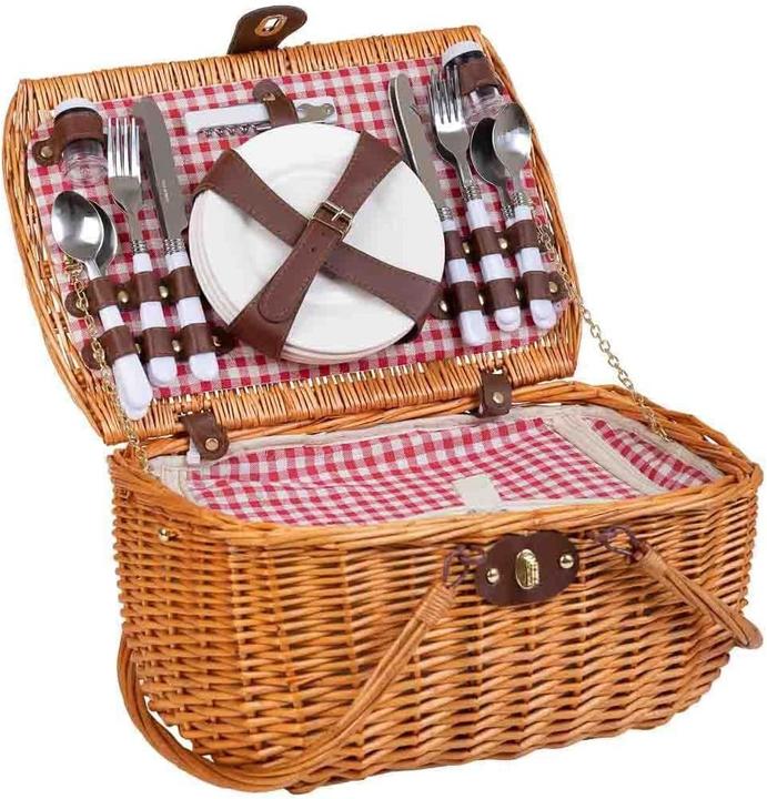 Produktbild Cestino da Picnic 4 Servizi Marrone