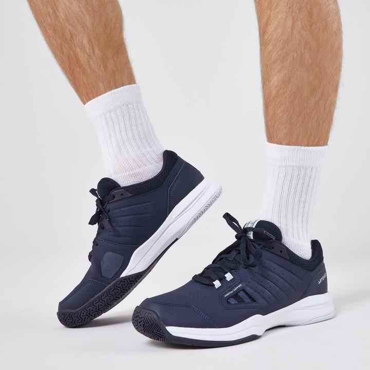 Produktbild Artengo Herren Tennisschuhe Multicourt - TS500 blau/weiss (41)