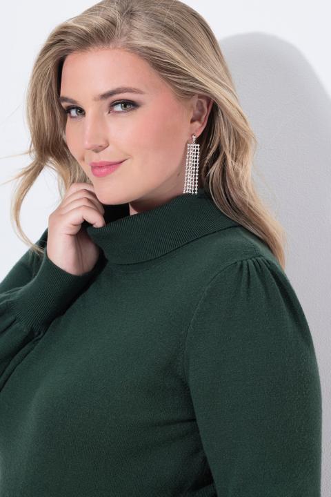 Produktbild Miamoda Strickkleid, Midilänge, Rollkragen, Taillengürtel (50, 52)