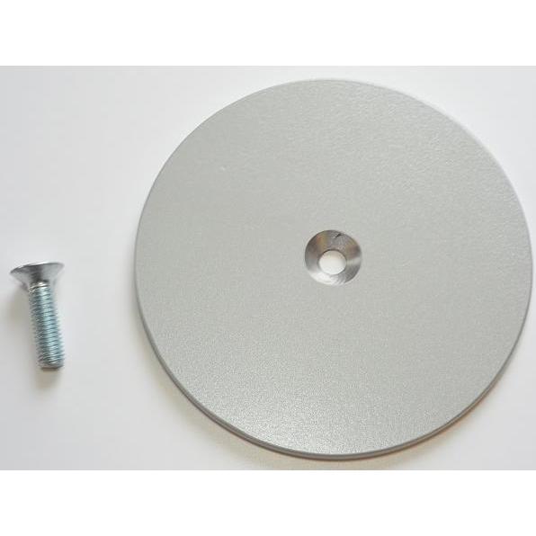 Ultradex, Prospektständer, Tellerfuss 120x6mm Gewicht 1,5 kg silber