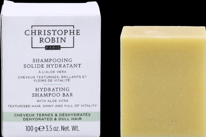 Produktbild Christophe Robin Hydrating Shampoo Bar with Aloe Vera (100 ml, Festes Shampoo)