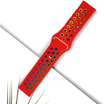 Thumbnail - Strap-it Sportarmband (22 mm, Silikon, Vantage M), Uhrenarmband, Rot