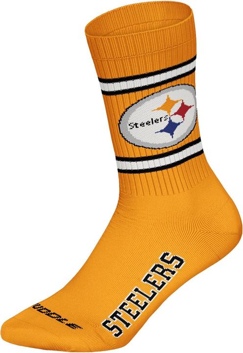 Produktbild Barefoot Pittsburgh Steelers 3pk Crew Socks 43-46 (43 - 46)