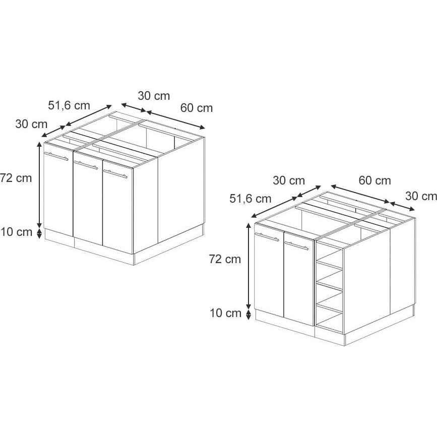 Thumbnail - Vicco, Regal, Kücheninsel Fame-Line
