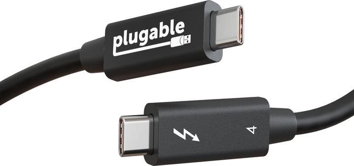 Produktbild Plugable TBT4 Cable 2M 100W 40Gbps (2 m, USB 4.0, 100 W)