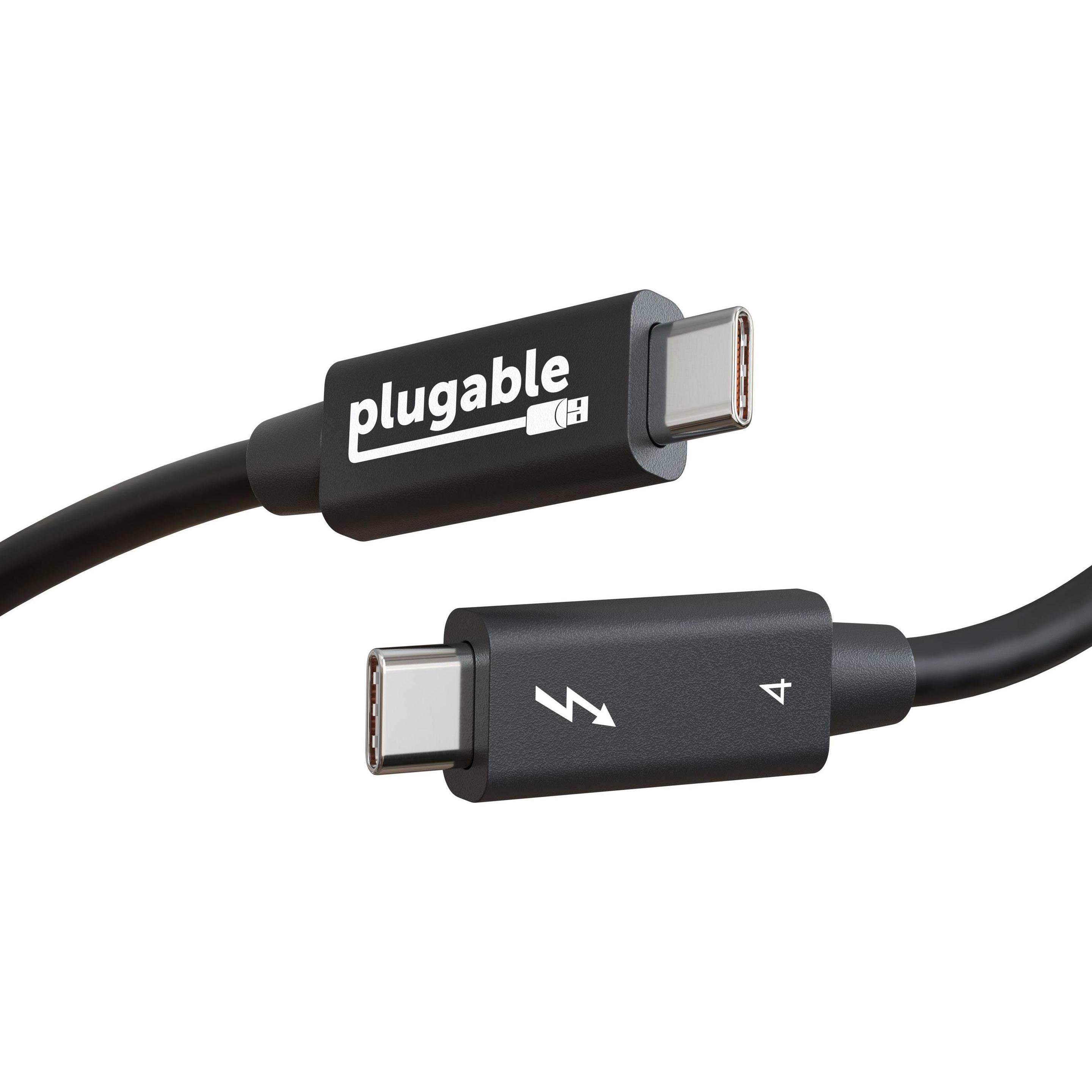 Plugable TBT4 Cable 1M 100W 40Gbps, Interne Kabel (PC)