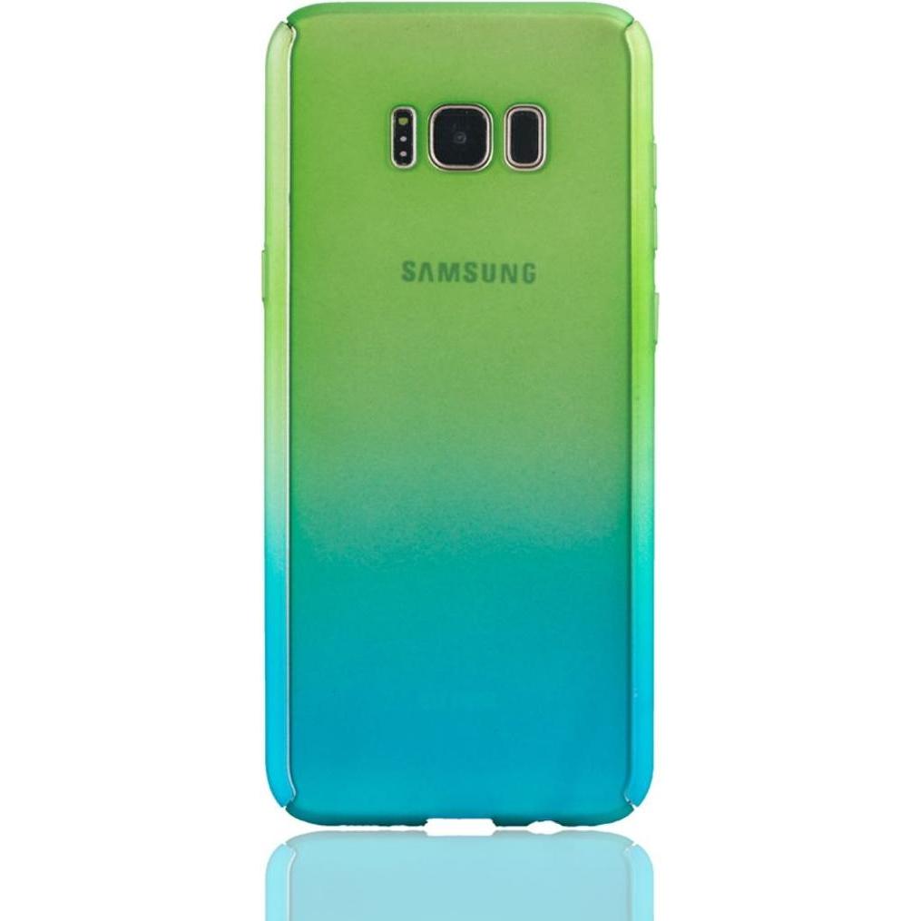 Thumbnail - König Design Hülle Handy Schutz für Samsung Galaxy S8 Plus Full Case Cover Displayschutz Blau (Samsung Galaxy S8+), Smar...