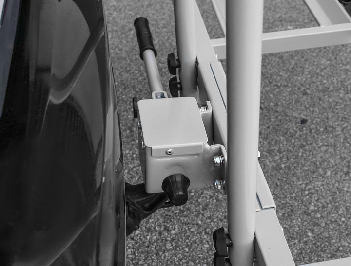 Produktbild Eufab Schnellverschluss für Fahrradträger, abschliessbar zum Nachrüsten (Silber)