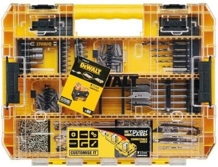 Produktbild DeWalt ZESTAW WIERTEŁ I BITÓW 80cz.