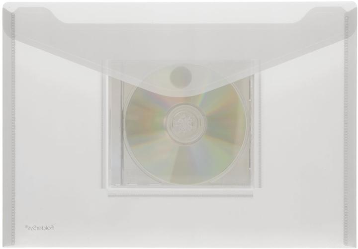 Actual product image Foldersys Document pouch, DIN A4 landscape, Velcro closure, PP (A4, 10x)