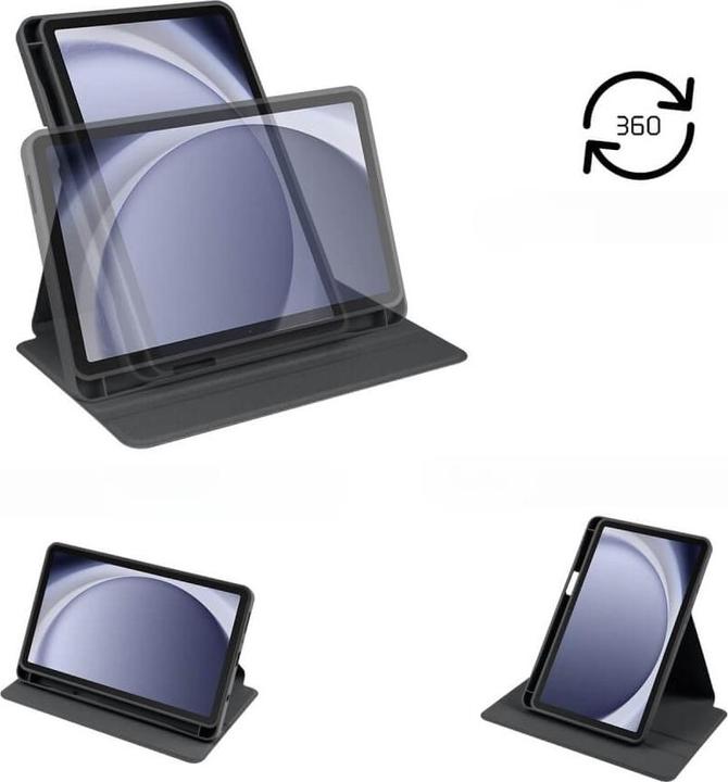 Actual product image Cover-Discount Galaxy Tab A9+ - 360-degree cover black (Galaxy Tab A9+)