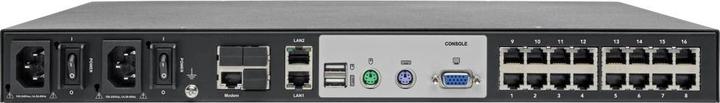 Produktbild Eaton NetDirector 16port Cat5 KVM over IP Switch Virtual Media 1 Remote + 1 Local User 1U Rack-Mount