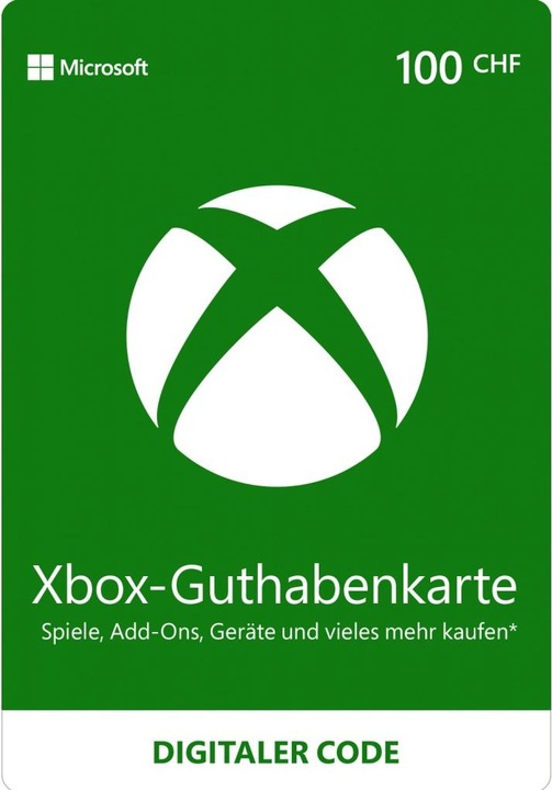 Microsoft Xbox-Store (100 CHF)