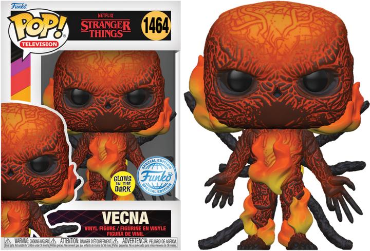 Actual product image Funko POP! Stranger Things Vecna Exclusive Phosphorescente