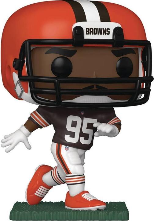 Actual product image Funko Pop! NFL: Browns - Myles Garrett (Home Uniform)
