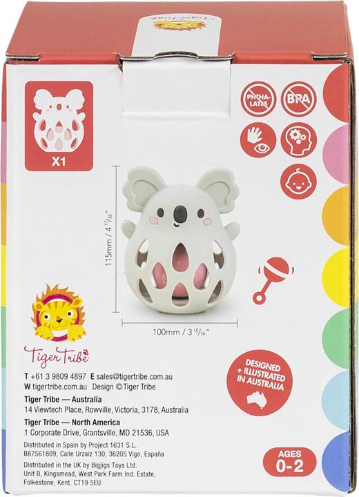 Image du produit Selecta Spielzeug Silikonrassel - Koala