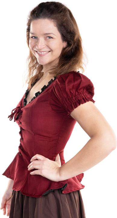 Actual product image Metamorph Kurzarm Mittelalterbluse - Kristin (S)