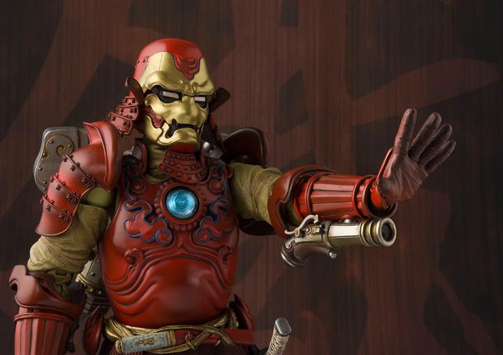 Actual product image Bandai Marvel "Iron Man Mark 3" Samurai action figure