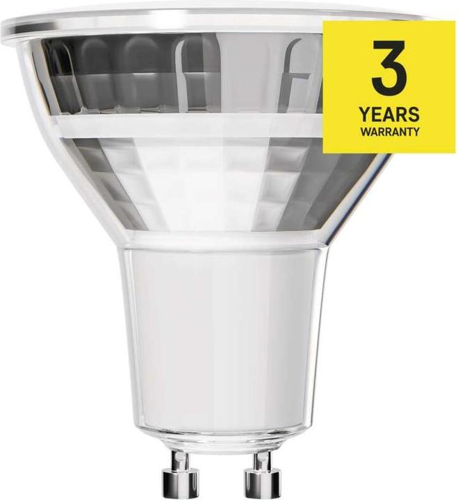 Produktbild Emos LED Lampe Classic MR16 Silber/ GU10 / 3 W (32 W) / 345 lm / Neutral Weiss (GU10, 3 W, 345 lm, 1 x, E)
