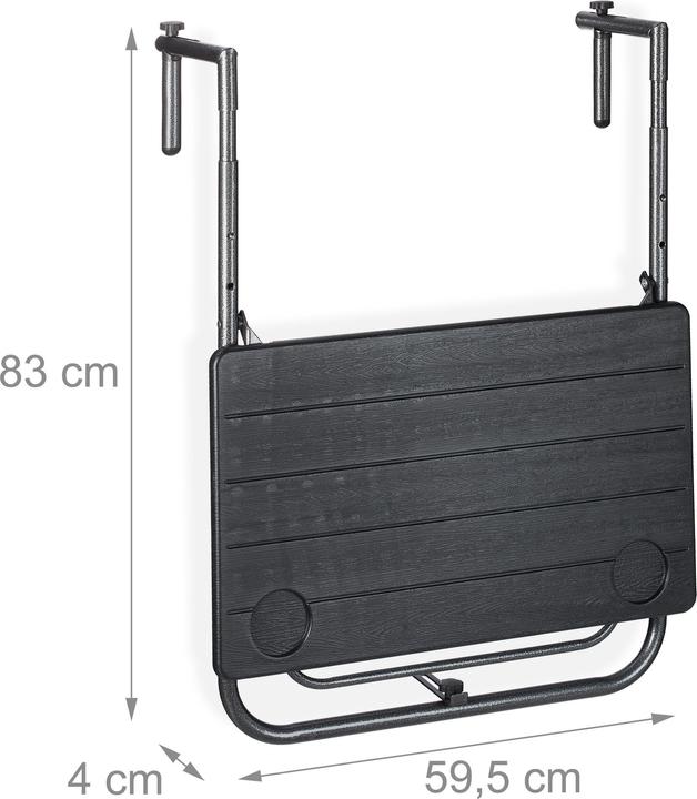 Produktbild Relaxdays Balkonhängetisch (59.50 cm)