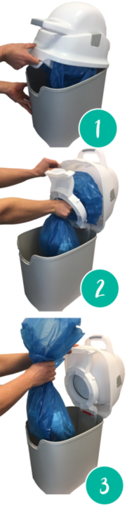 Actual product image Baby Plus OdoCare One diaper pail