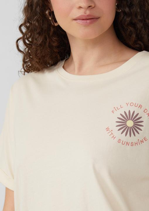 Immagine prodotto S.Oliver T-Shirt Lockeres T- Shirt mit Ärmelaufschlag und Frontprint (46)