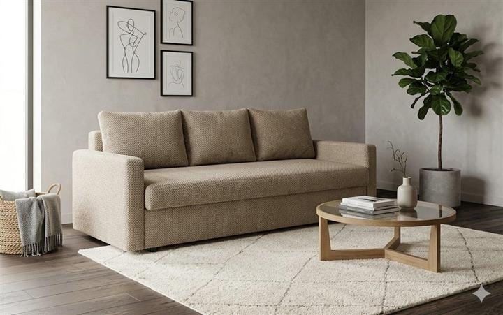 Produktbild Domoletti Sofa, brown col., 229 x 100 cm x 79 cm