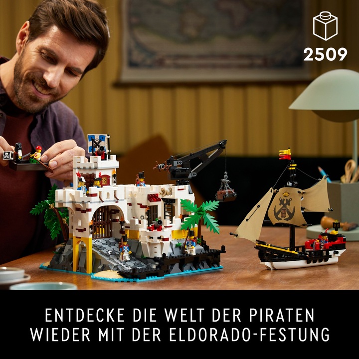 Actual product image LEGO Eldorado Fortress 10320 (10320, LEGO Icons, LEGO Rare Sets)