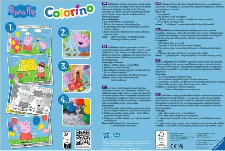 Image du produit Ravensburger Peppa Pig Colorino - Jeu pour enfants (Allemand, Anglais, Français, Italien, Néerlandais, Portugais)