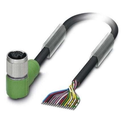 Phoenix Contact SAC-17P-10.0-PVC/FR, Kabels + Stekkers, Zwart